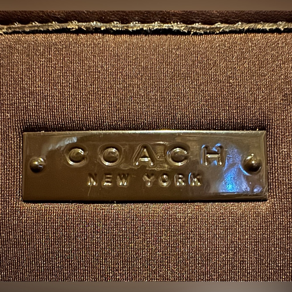 Coach Vintage 6221 Neo Compartment Satchel  (Mahogany) - GUC - Picture 4 of 13